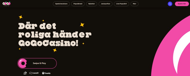 Gogocasino. Slipp krångel och upplev spelglädjen